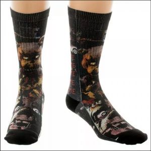 NWT FNAF Five Nights At Freddy’s Sublimated crew socks